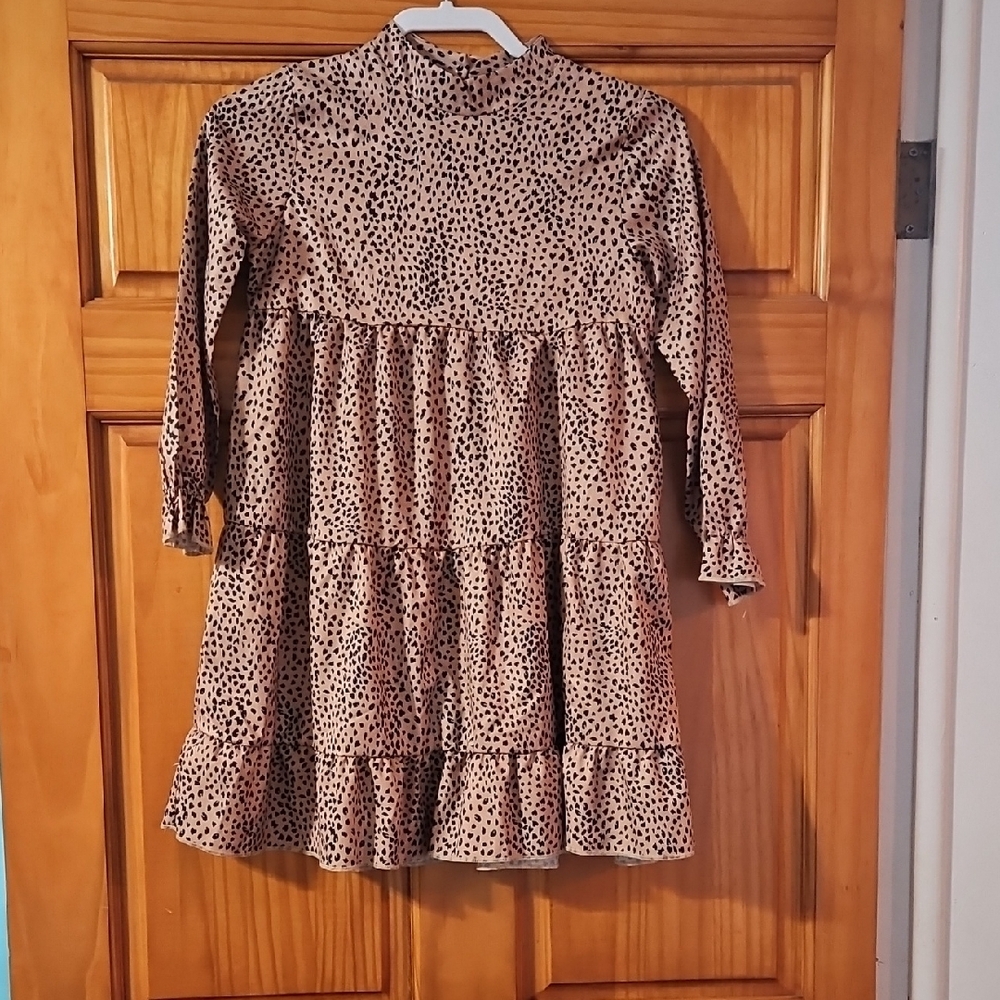 Stylish Kids Animal Print Dress